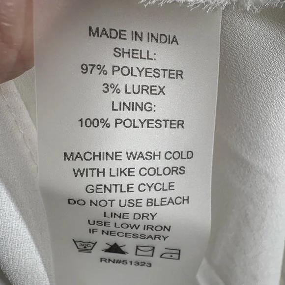 Vince Camuto Women's Printed Split-Neck Long-Sleeve Dress Size Small - Picture 5 of 7